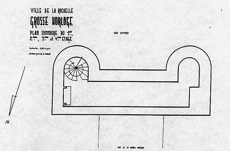 Plan aux étages.