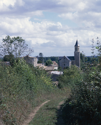 Vue depuis l'ouest.