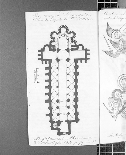 Plan de l'église.