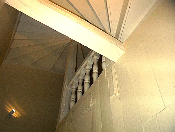 Escalier, partie supérieure.