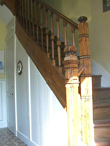 Escalier, partie inférieure.