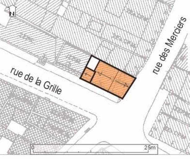 Plan masse, plan schématique des toitures.