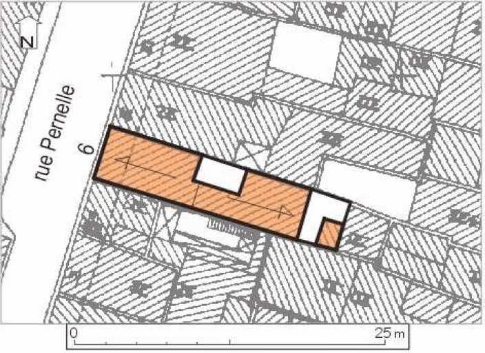 Plan masse, plan schématique des toitures.