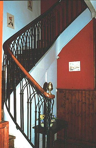 Escalier, partie inférieure.