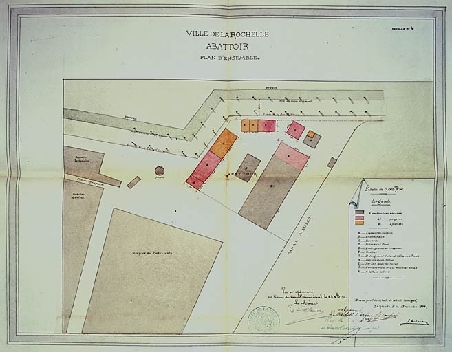 Plan d'ensemble, de 1884, par P. Corbineau.