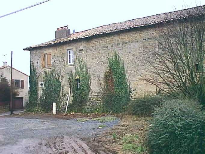 Elévation extérieure ouest, partie gauche.