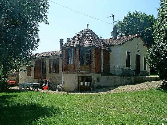 Maison de plaisance, vue prise du nord-ouest.