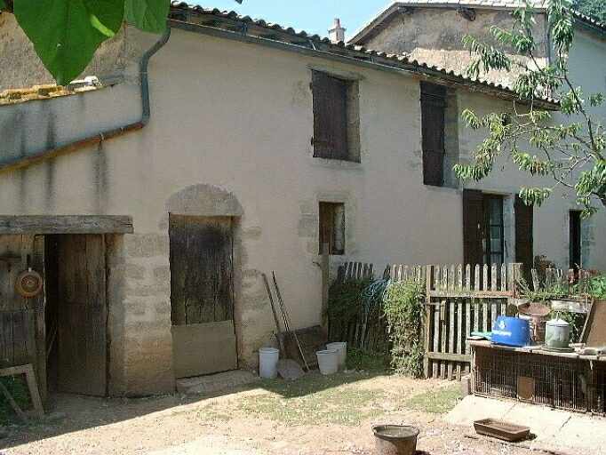 L'ancien logis, élévation antérieure, vue prise du sud.