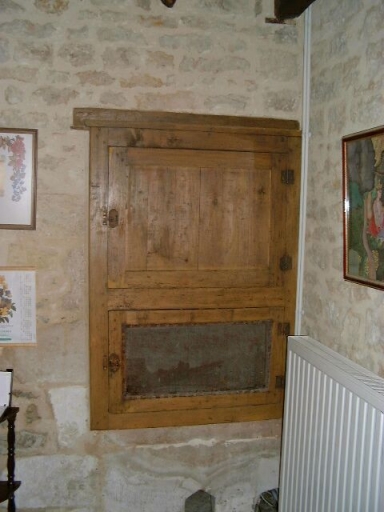 Logis du nord, intérieur, rez-de-chaussée, pièce principale, détail du potager.
