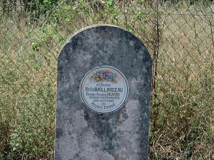 Cimetière privé de la famille Baillargeau-Ingrand