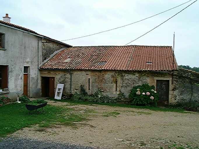 Chapelle (?), élévation ouest sur cour.