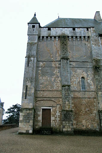 Donjon, élévation nord, partie gauche.