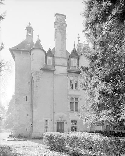 Logis, élévation latérale est, partie gauche.