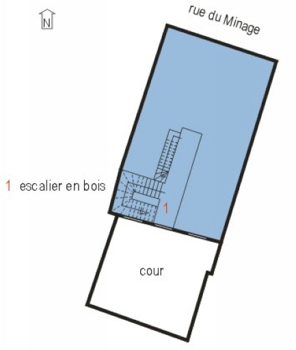 Plan à l'étage.