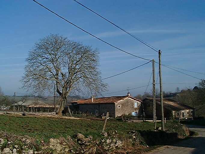 Vue d'ensemble et de situation, prise de l'ouest.