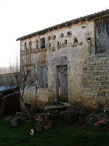Logis secondaire, élévation antérieure, vue prise du nord.