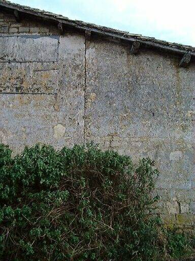 Elévation sud-ouest, détail d'un collage.