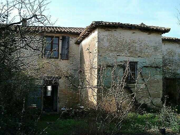 Elévation est, travée de gauche et escalier hors oeuvre accolé.