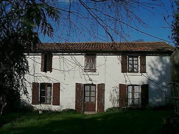 Logis, élévation antérieure sud.