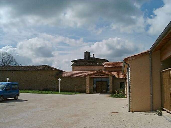 Logis et constructions du monastère, élévations est, accès du monastère à l'emplacement de l'ancien préau.