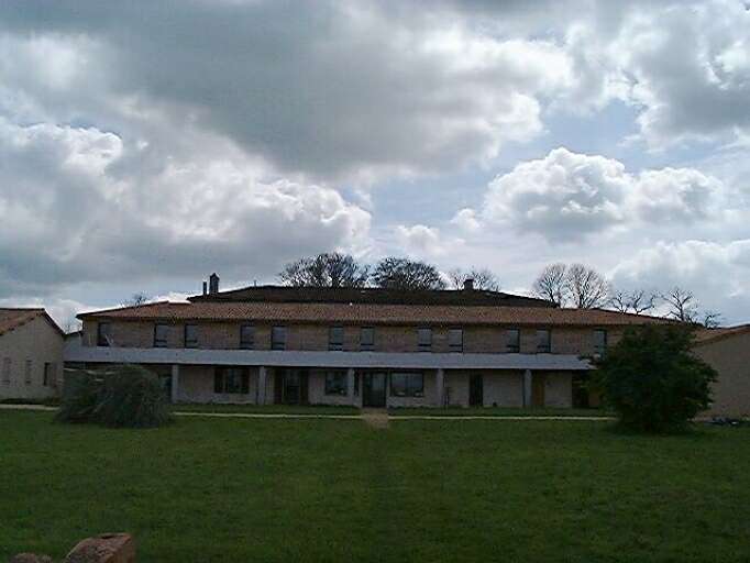 Logis et constructions du monastère, élévations nord, vue prise du nord.
