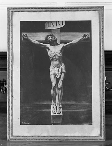 Photographie : Christ en croix implorant le Père