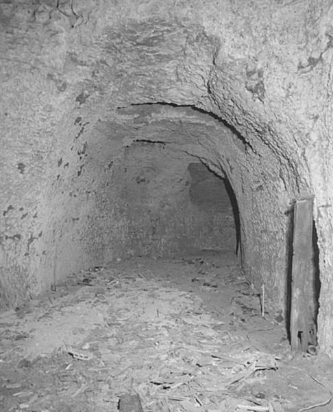 Cave, vue depuis l'escalier d'accès