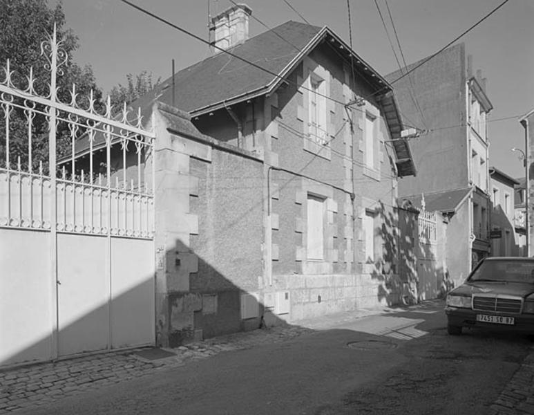 Corps de bâtiment au nord-est de la cour, élévation sur la rue Montgautier