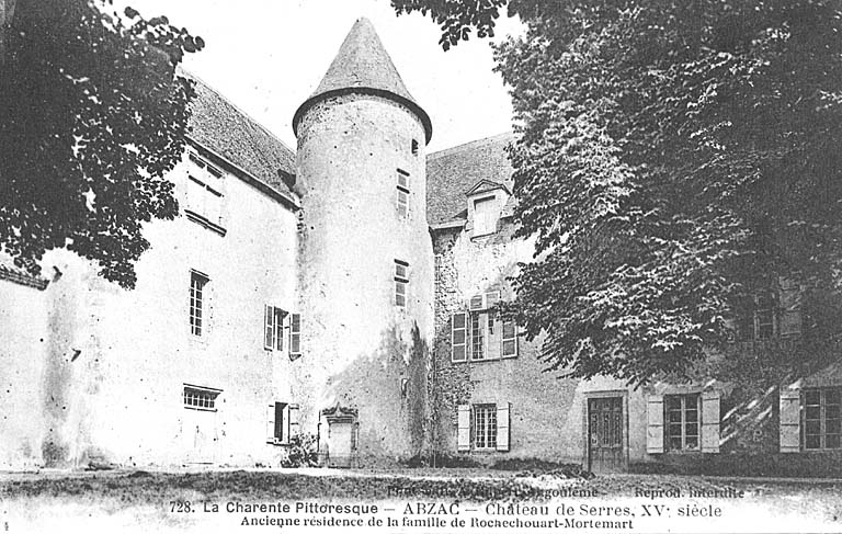 728, La Charente Pittoresque, Abzac, Château de Serres.