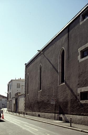 Chapelle, élévation sur rue.