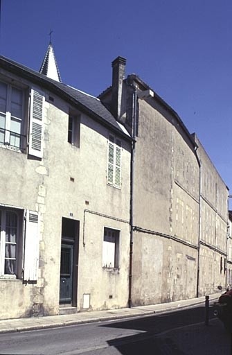 Elévations sur la rue de l'Evescot.