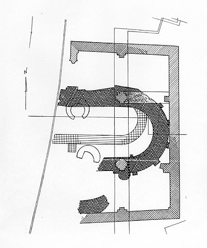 Plan des fouilles de 1985.