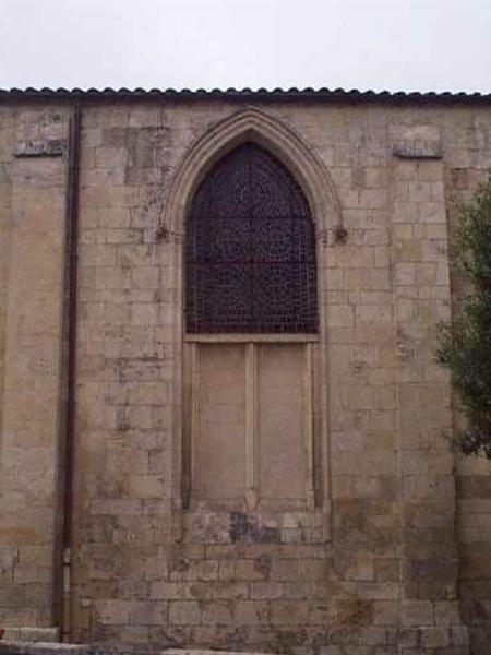 Elévation sud, fenêtre