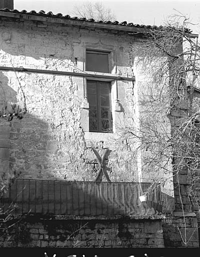 Aile nord, élévation est, détail.
