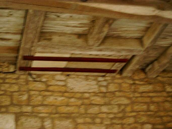 Passage couvert, détail du plafond à l'est.