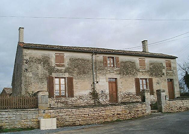 Logis daté 1899, élévation antérieure, vue prise du sud.