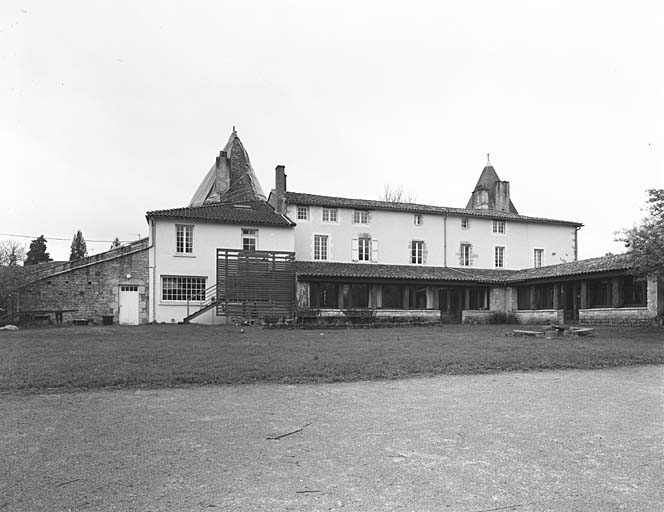 Logis, élévations postérieures nord.