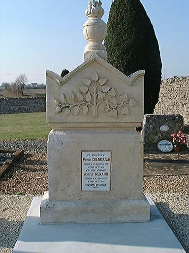 Tombeau de Pierre Chabosseau et d'Angèle Renaud
