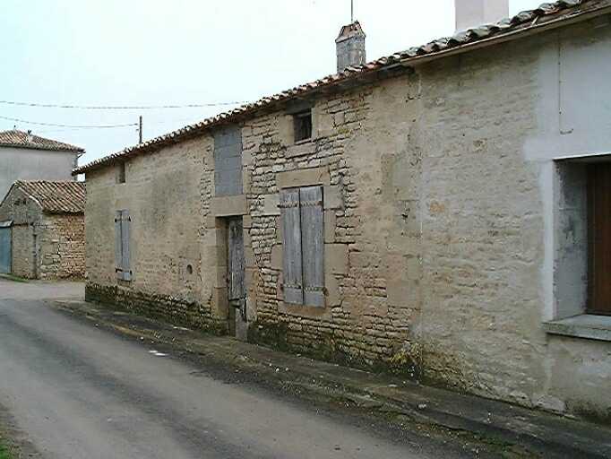 Logis, élévation nord-ouest sur l'impasse, vue de la partie nord.