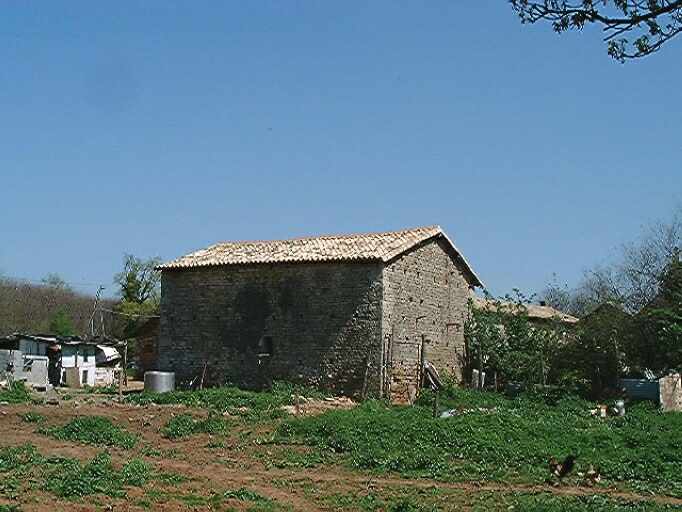 Hangar, élévation latérale et postérieure.