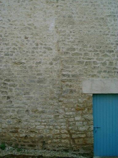 Bâtiment D, élévation nord, reprise de l'appareil.