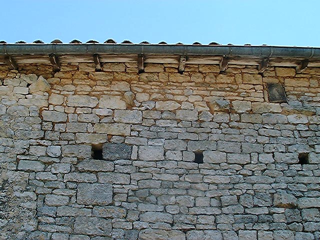 Grange à Viré, détail.
