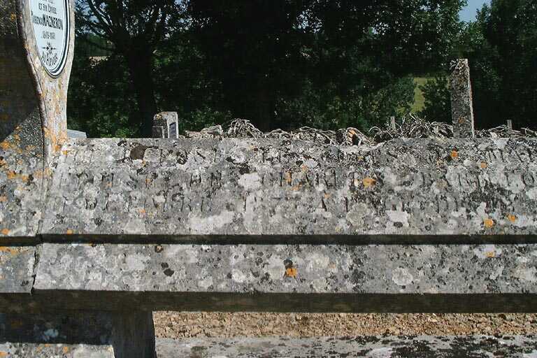 Tombeau de Olivier Barillot et de Florence Magneron