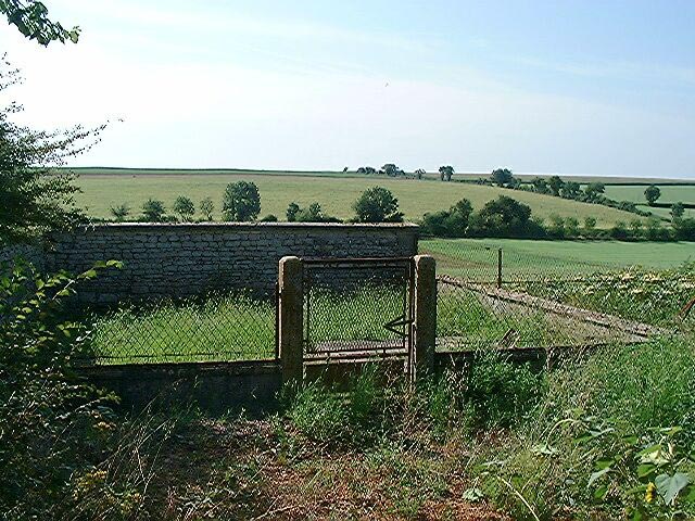 Cimetière privé, vue prise du nord-ouest.