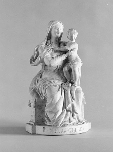 Statuette : Vierge à l'Enfant dite Notre-Dame de Celles