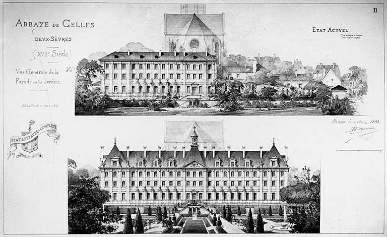 Bâtiments conventuels de l'abbaye Notre-Dame aujourd'hui bâtiments communaux