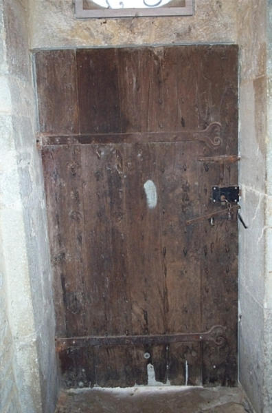 Porte d'entrée vue de l'intérieur