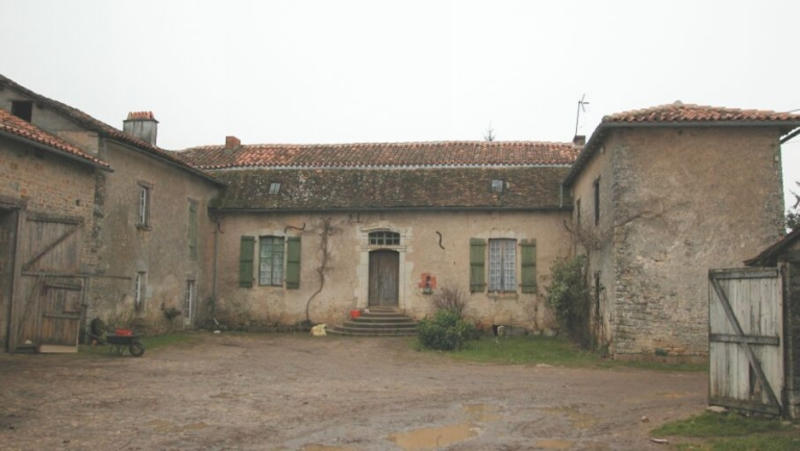 Logis, élévations antérieures sur cour