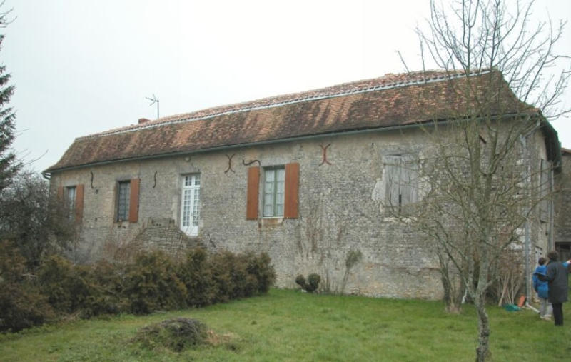 Logis, élévation postérieure côté jardin