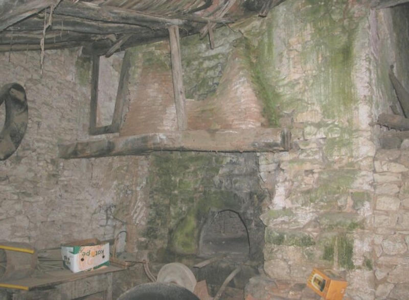 Corps de bâtiment du four, intérieur vu vers le nord-est
